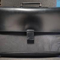 Borsa 24 ore porta documenti, esterno in pelle