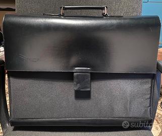 Borsa 24 ore porta documenti, esterno in pelle