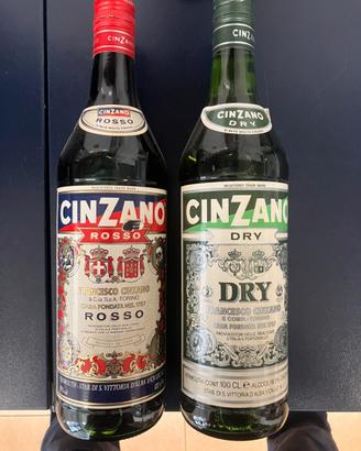 Bottiglie Cinzano da collezionismo