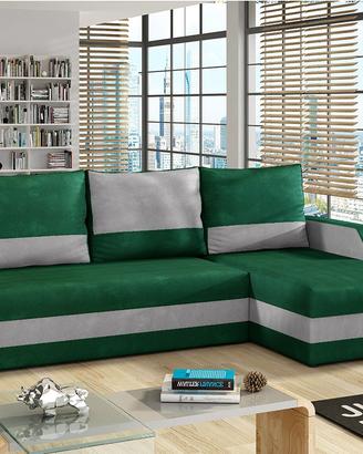 DIVANO LETTO ANGOLARE LEONARDO CON BOX!