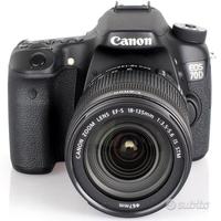 Canon 70D video full HD completa di obiettivo 18-1