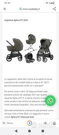 trio inglesina verde Militare 