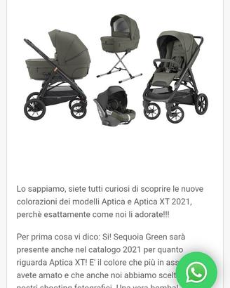 trio inglesina verde Militare 