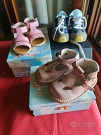 scarpe bimba nr. 18/19/21 sanagens e adidas