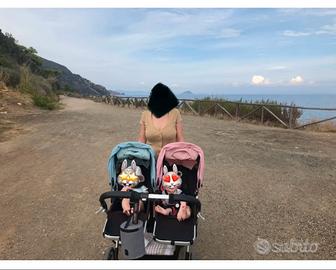 Passeggino gemellare bogaboo donkey