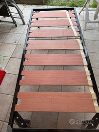 Rete singola a doghe in ferro - 2 disponibili