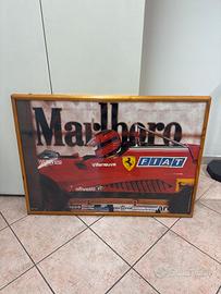 Poster Villeneuve e Alboreto Ferrari originali