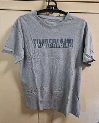 Timberland T-Shirt Uomo Grigia Tg. L 100% Cotone