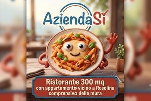 Ristorante forno pizza con mura e alloggio 25n