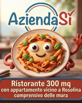Ristorante forno pizza con mura e alloggio 25n