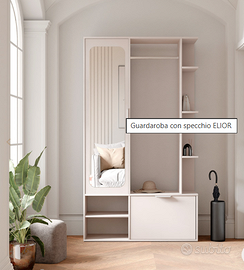 Guardaroba con specchio ELIOR