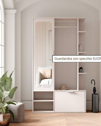 Guardaroba con specchio ELIOR