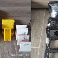 Placche supporti interruttori cassette FEB flexi