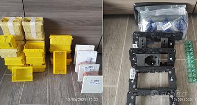 Placche supporti interruttori cassette FEB flexi