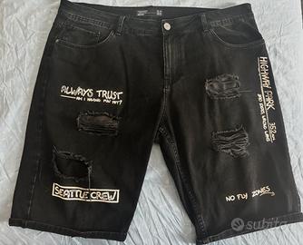 Jeans Shorts Neri Terranova