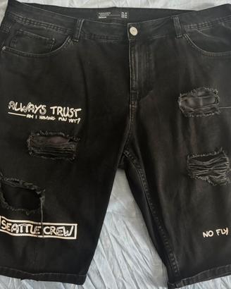 Jeans Shorts Neri Terranova