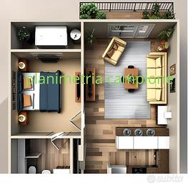 Bilocale con balcone a 560 TUTTO INCLUSO