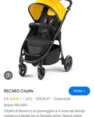 passeggino recaro