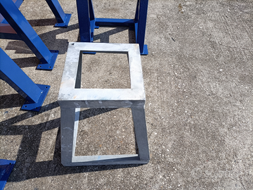 Cavalletto zincato h 45