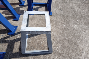 Cavalletto zincato h 45