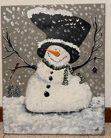 Quadro Pupazzo neve
