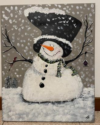 Quadro Pupazzo neve