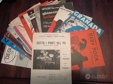 Spartiti Musicali Vintage 