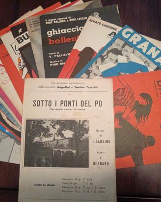 Spartiti Musicali Vintage 