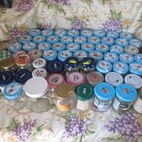 63 barattoli della marmell anche x candele(tot €15