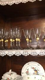 Servizio bicchieri Murano