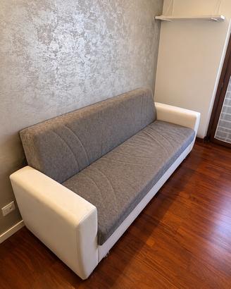 Divano letto 3 posti – 225 cm – grigio