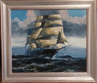 Dipinto olio su tela di Francesco Papaluca. 