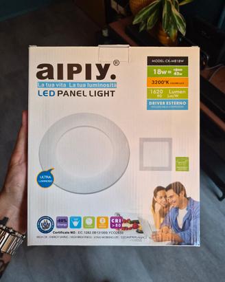 6x pannelli led quadrati