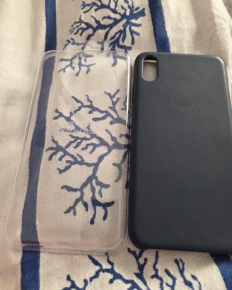 cover blu  silicone per iphone XS max