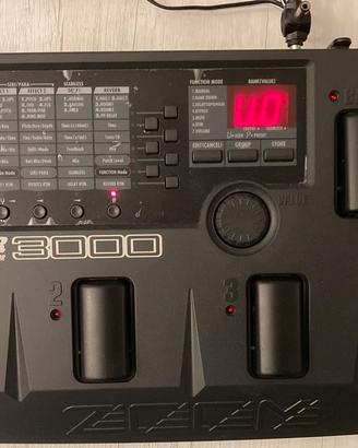 Pedaliera ZOOM 3000 Vintage anni 90 - COME NUOVA