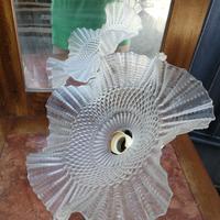Antico vecchio piatto liberty lampadario