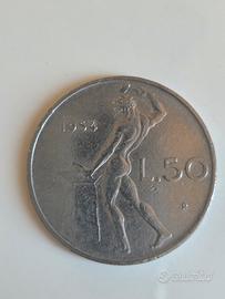 Raro 50 lire del 1954