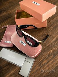 Miu Miu Glimpse nero e oro