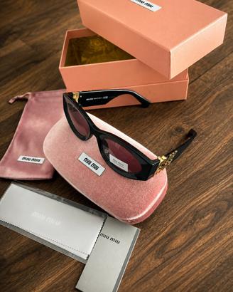 Miu Miu Glimpse nero e oro