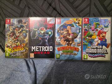 LOTTO 4 GIOCHI NINTENDO SWITCH