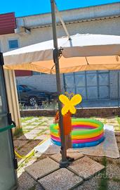 ombrellone giardino con fodera nuova