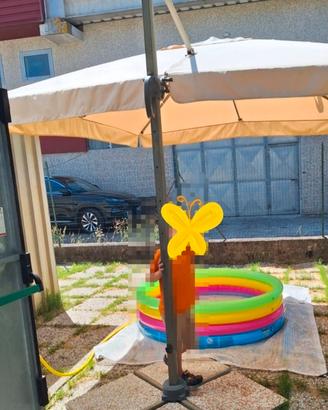 ombrellone giardino con fodera nuova