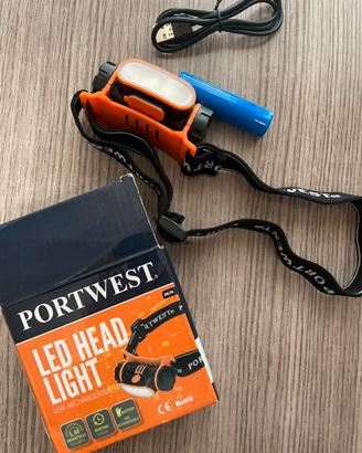 Torcia lampada frontale Portwest