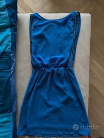 Vestitino azzurro donna
