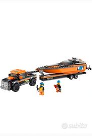 LEGO City 60085 4x4 Trasporta Motoscafo Completo