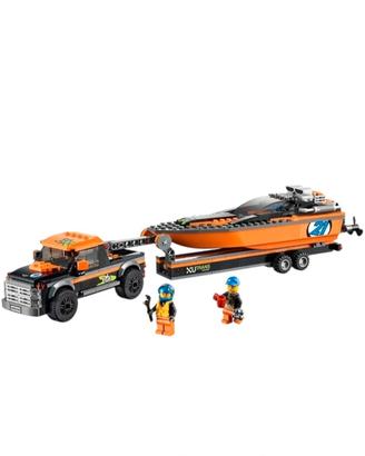 LEGO City 60085 4x4 Trasporta Motoscafo Completo