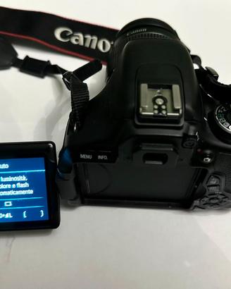 Canon EOS 600D + Obiettivo 18-55mm – Ottime condiz
