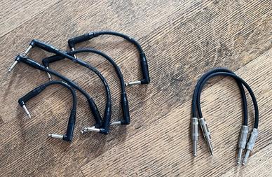 6 mini cavi jack per pedaliere