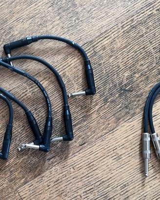 6 mini cavi jack per pedaliere