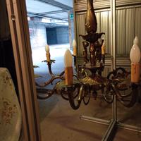 lampadario in bronzo